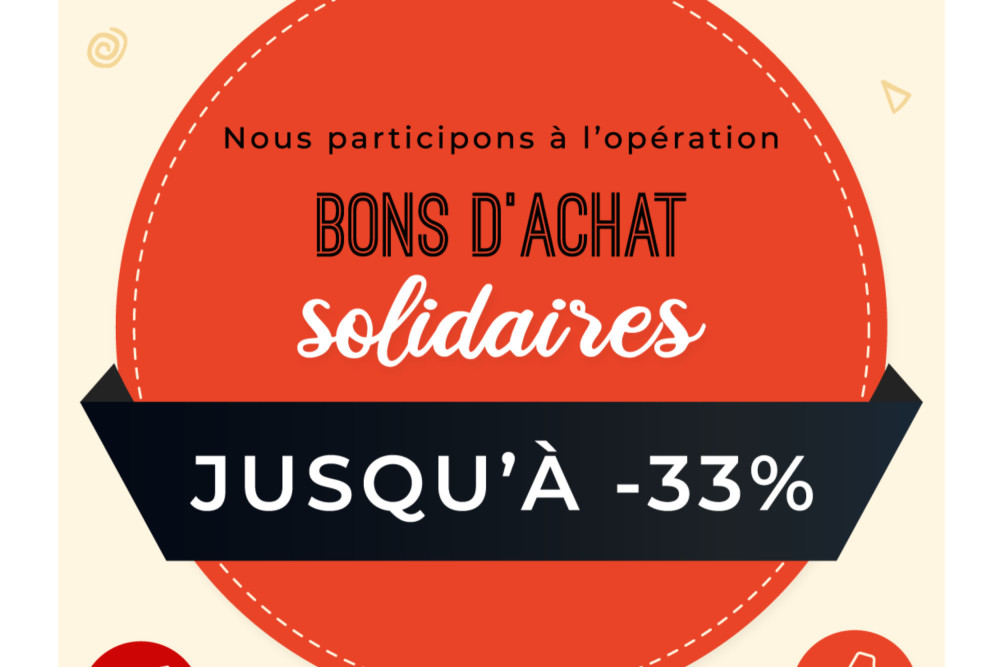 easybons solidaires - Profitez de 33% de rabais jusqu'au 25 f&eacute;vrier !!!